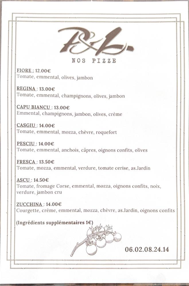 Petra e legnu - Menu Image 1